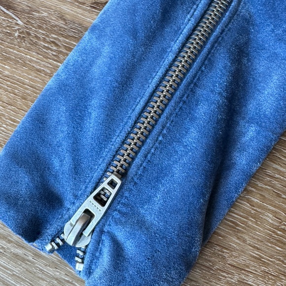 BlankNYC blue suede jacket Small - Picture 7 of 8